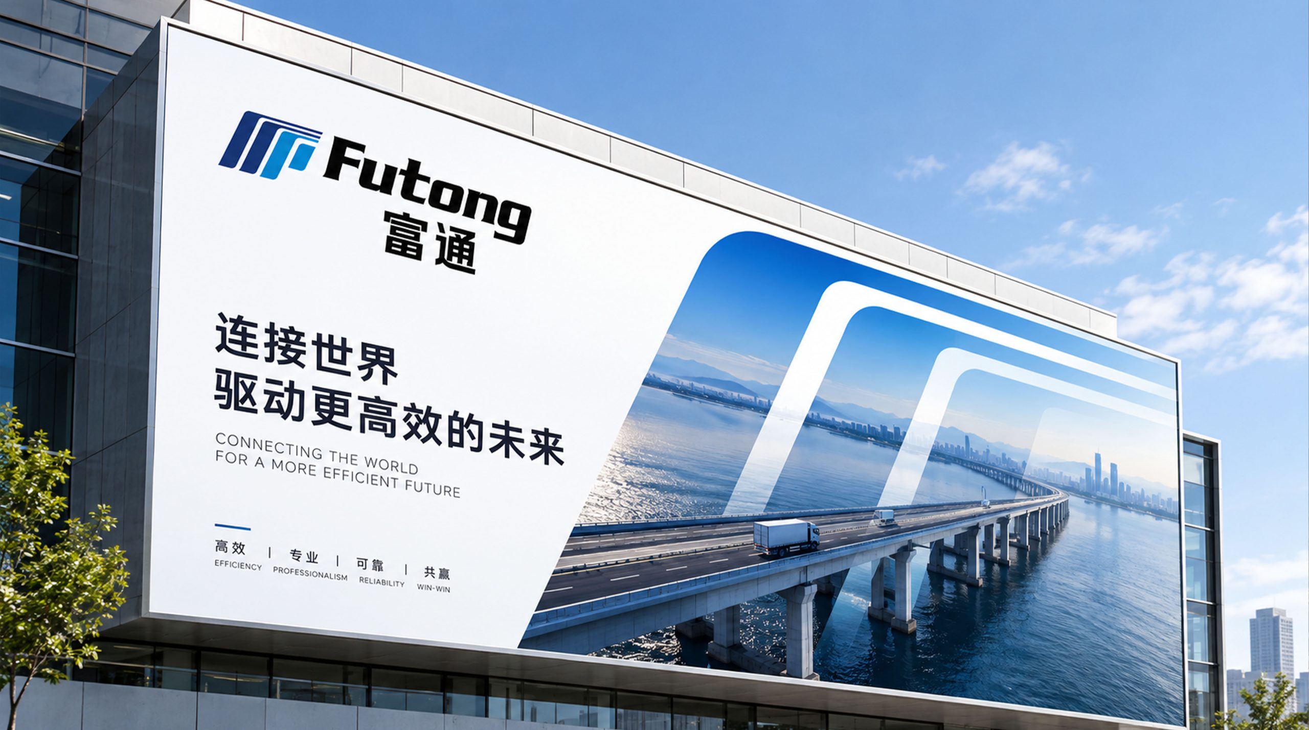 富通科技标志设计标志设计