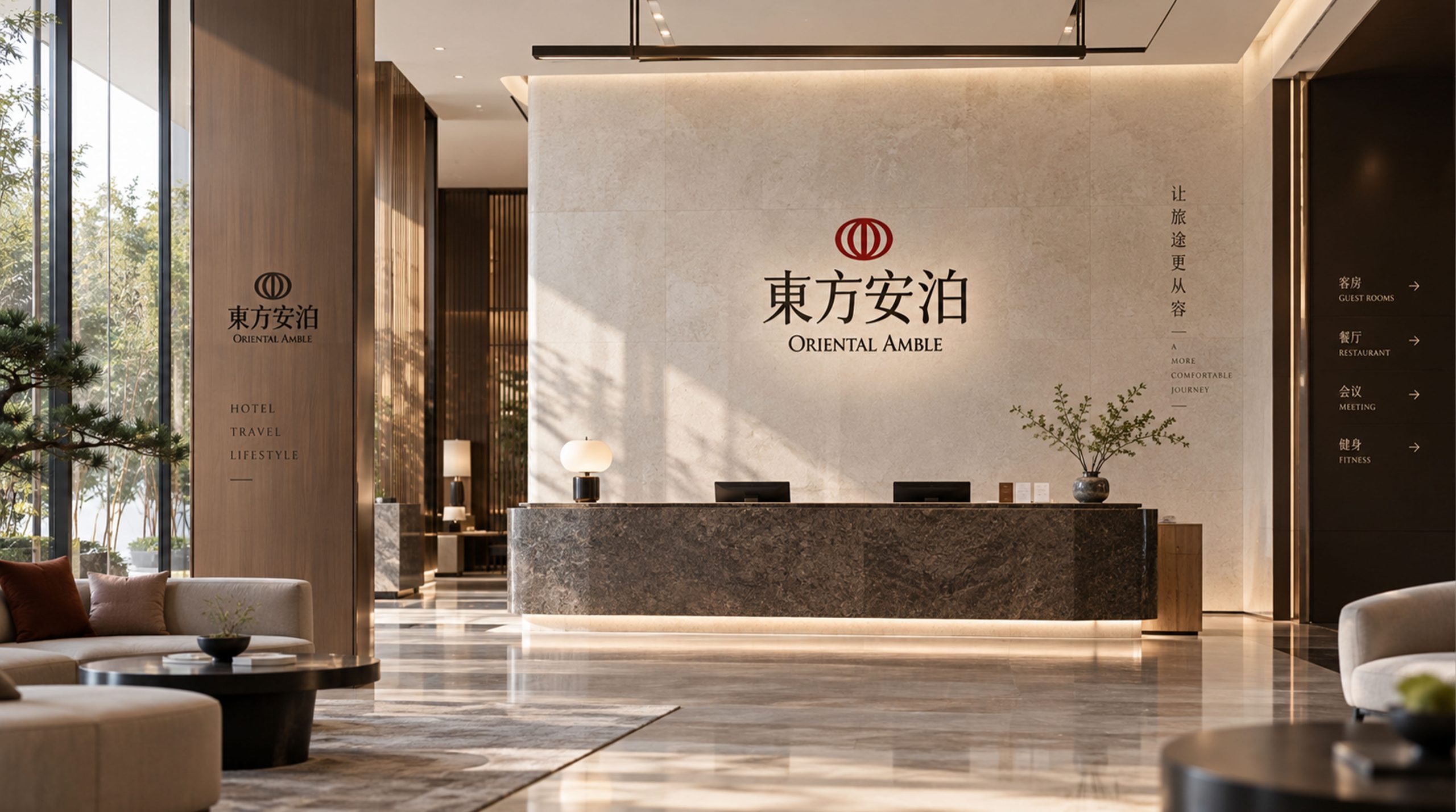 东方安泊标志设计