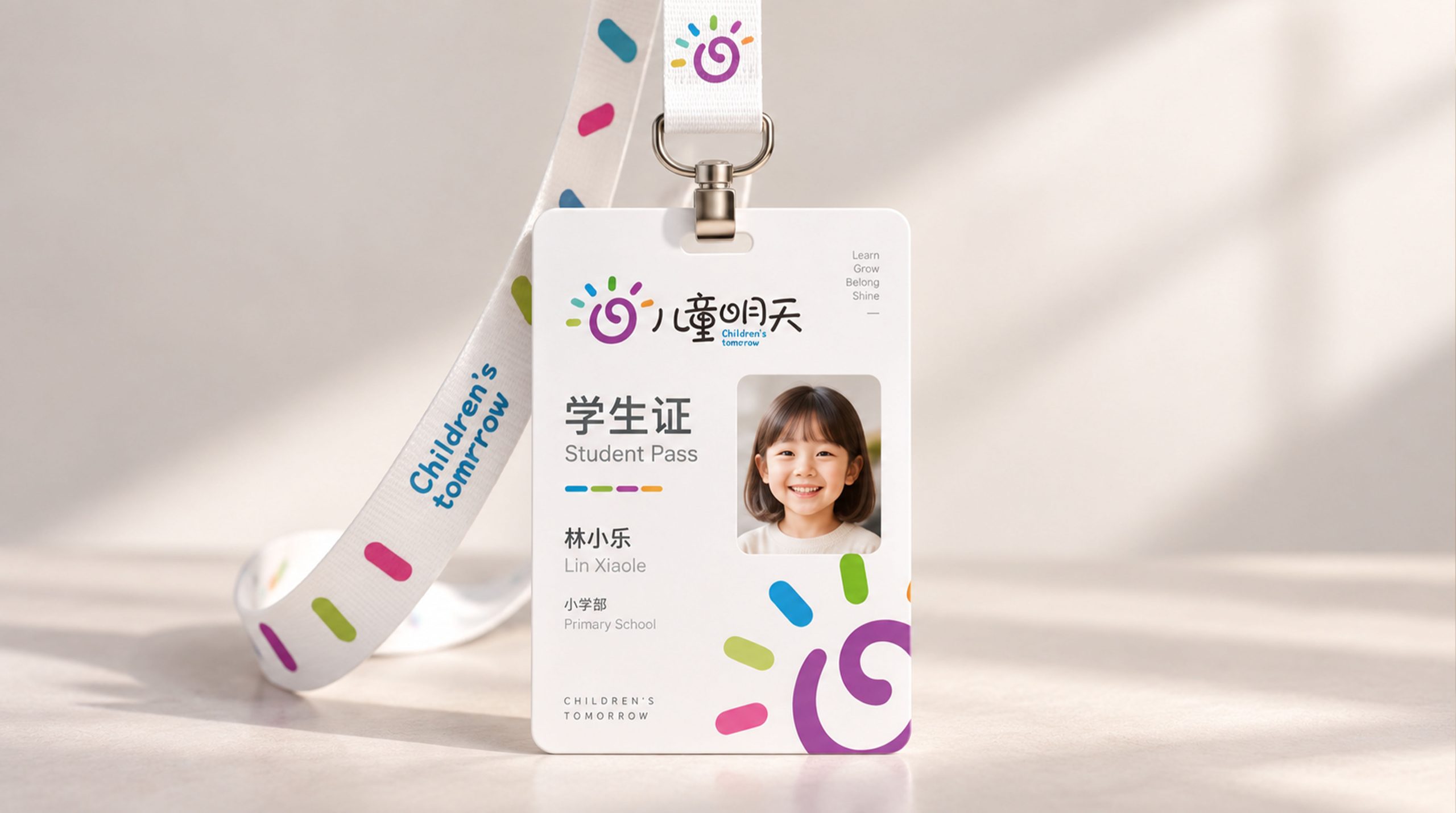 儿童明天标志设计