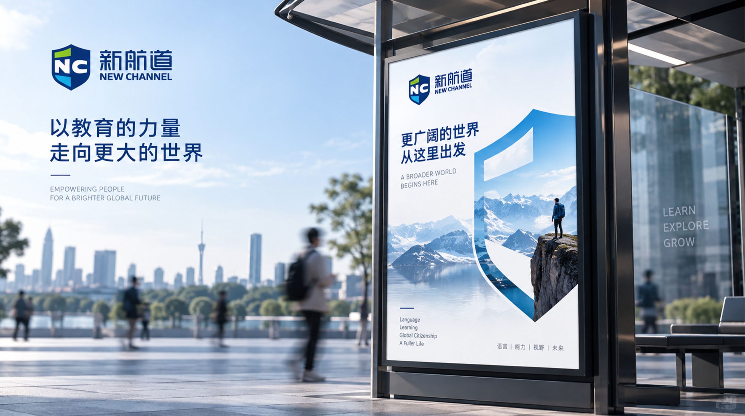 新航道教育集团标志设计