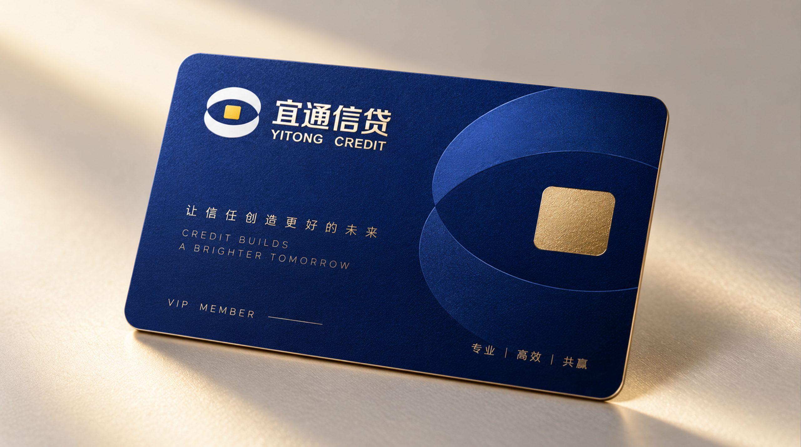 宜通信贷标志设计