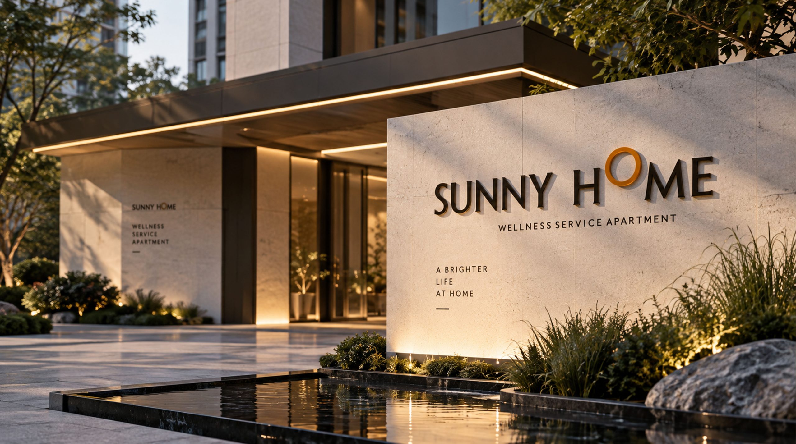 SUNNY HOME标志设计
