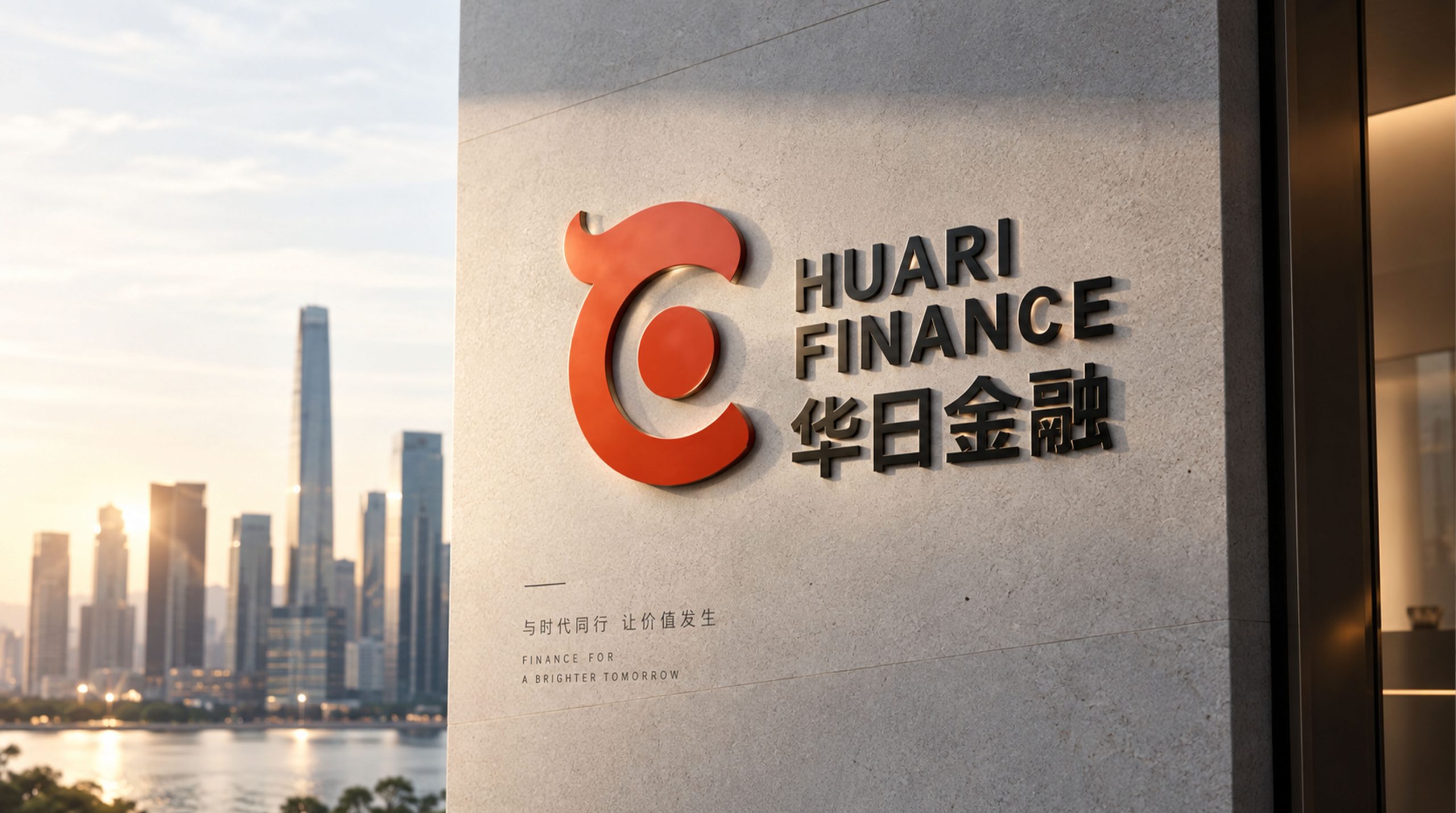 华日金融标志设计