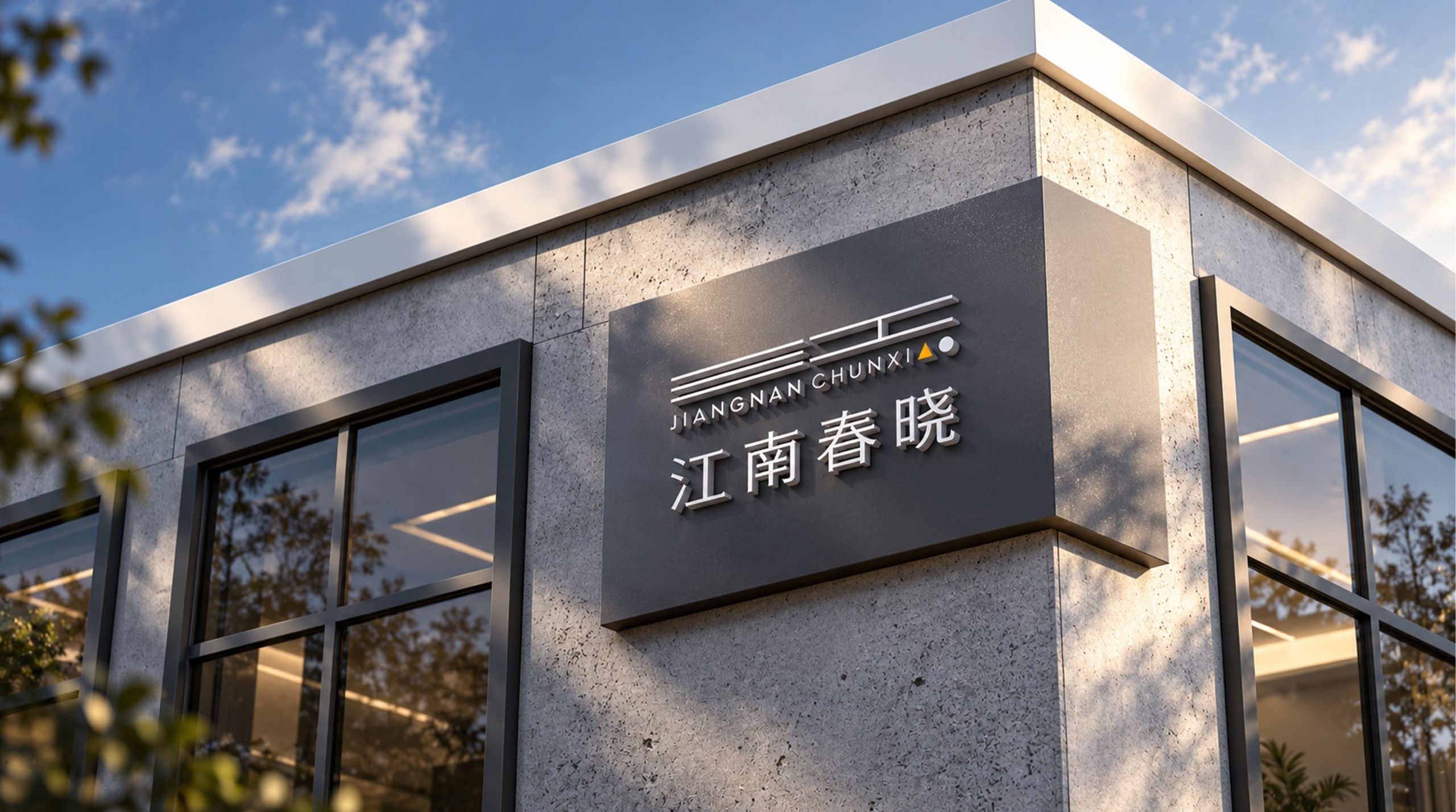 江南春晓标志设计