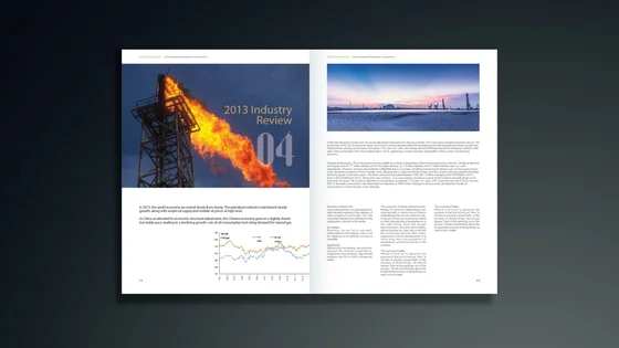 中国石油集团｜年报内页 · 项目设计展示