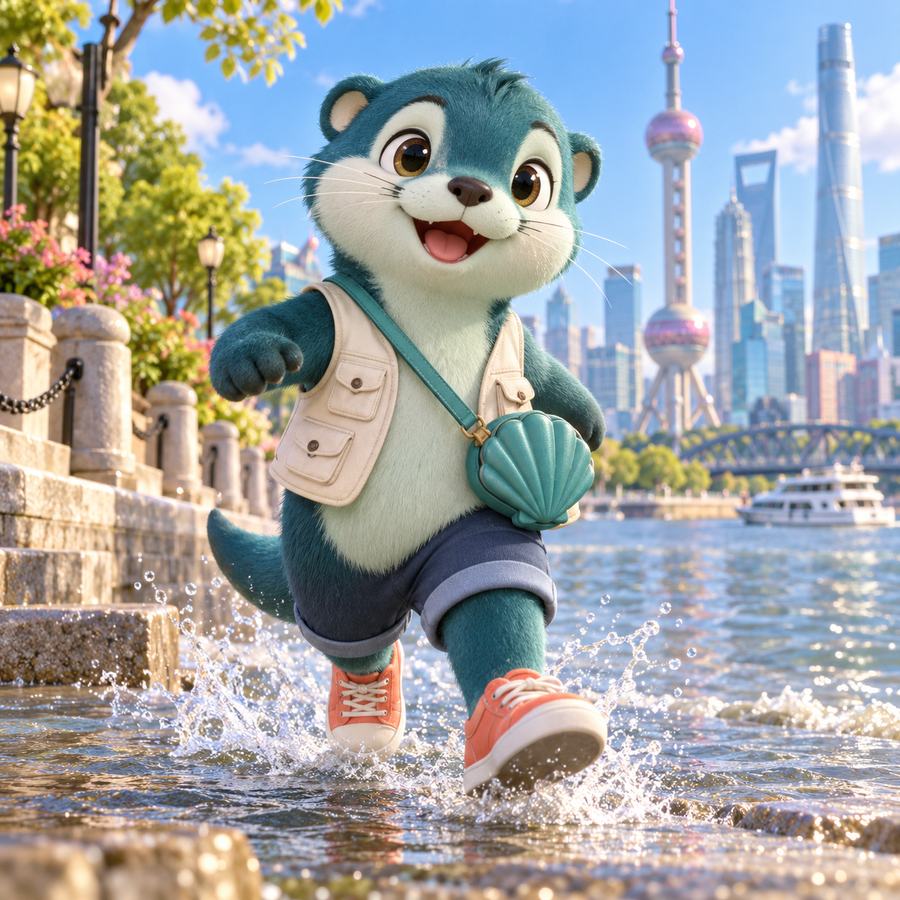 碧波水獭 活力出发