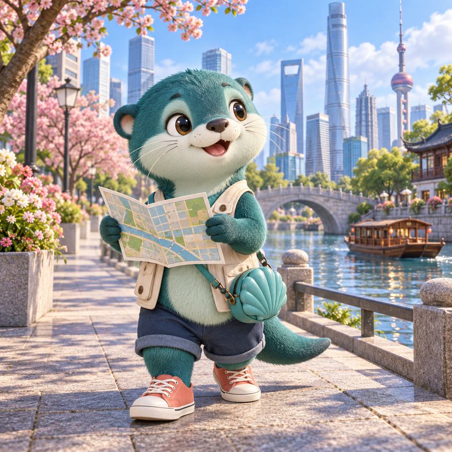 碧波水獭 专注时刻