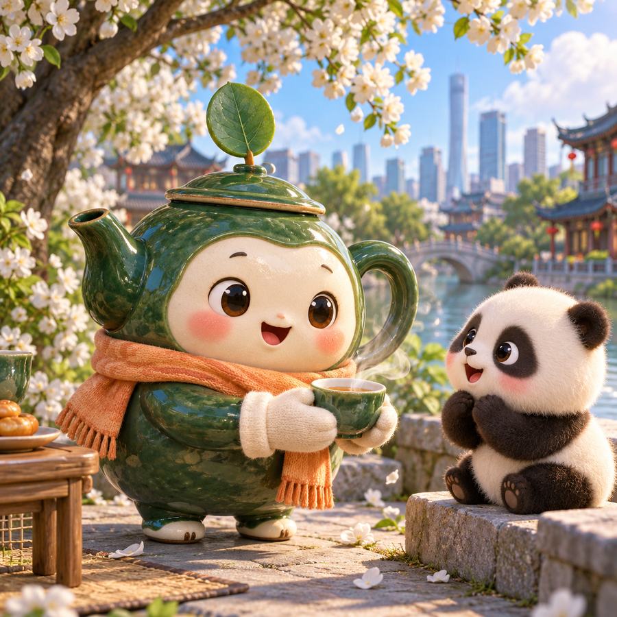 玉壶茶灵 温暖陪伴