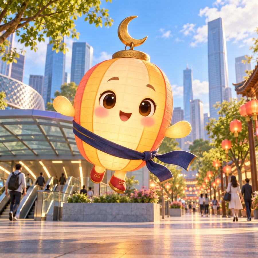 金橙灯笼 活力出发