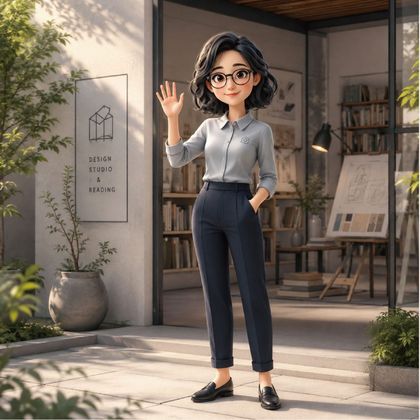 短卷发知性女生 主形象