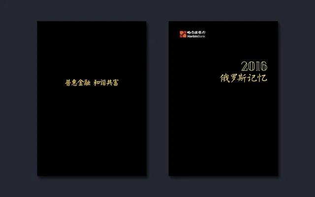 哈尔滨银行｜年度报告与品牌画册，项目设计展示