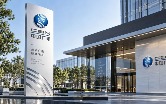 中国广电 CBN｜品牌标志设计，项目设计展示